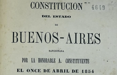 Aniversario de la sanción de la primera Constitución de la Provincia de Buenos Aires