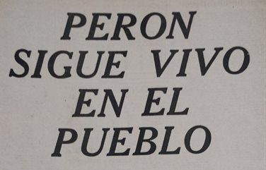 Fallecimiento de Perón